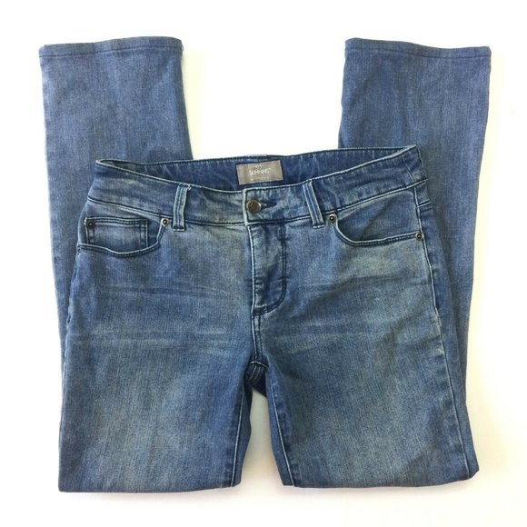 Chico's So Slimming Women's Jeans Size 00 = US 2 Straight Leg 31x28.5" Med. Wash - Picture 2 of 6